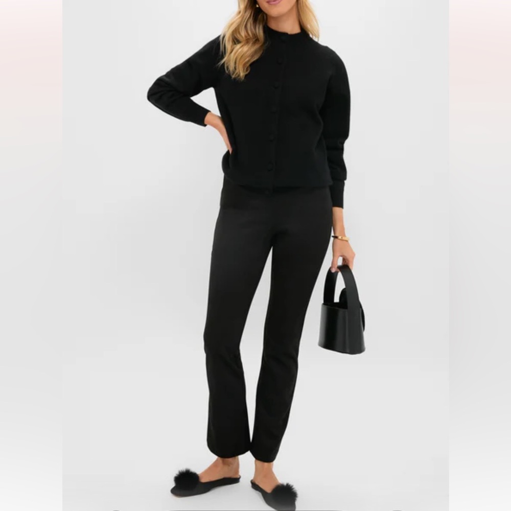 Tuckernuck Women’s Pants Trousers Black Vegan Suede Ashford Pants size Medium